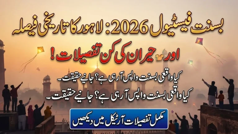 Basant 2026 in Lahore: A Historic Spring Festival Returns Under New Safety Rules