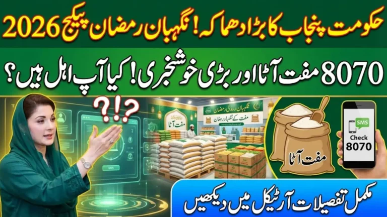 Negahban Ramzan Package 2026 Eligibility Check, Online Registration and 8070 Muft Atta Complete Guide