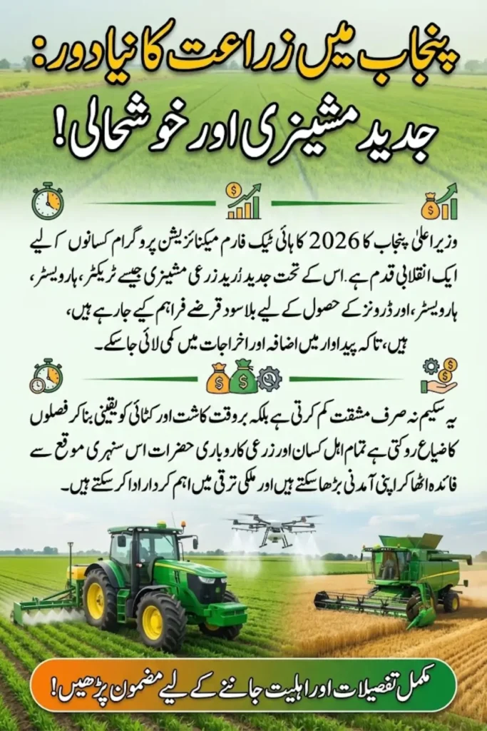 Punjab Introduces High-Tech Farm Mechanization 2026 to Transform Modern Agriculture