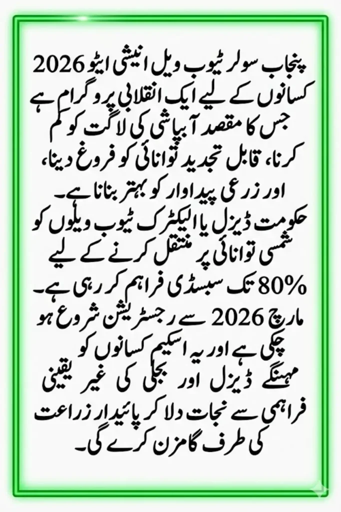 Punjab Solar Tubewell Initiative 2026: Transforming Farming in Punjab