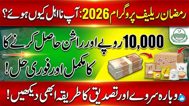 8070 PSER Survey Ineligibility Criteria for Ramzan Relief Program 2026: Complete Guide