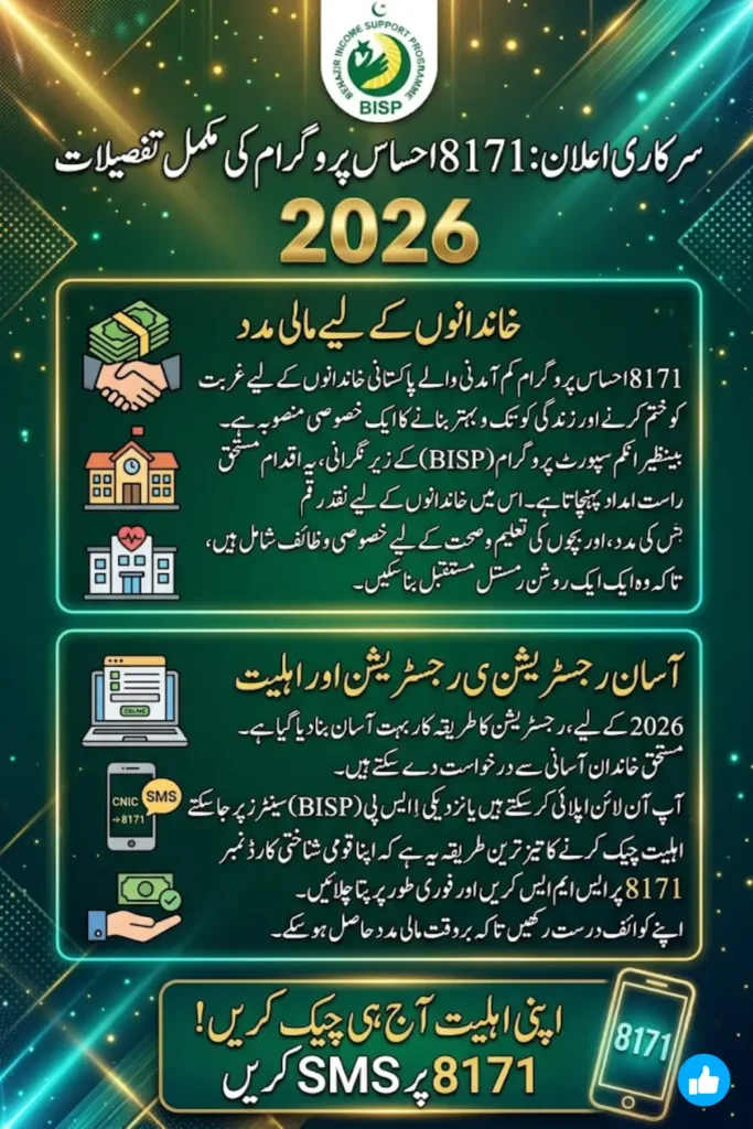 8171 Ehsaas Program Registration 2026: Complete Guide to Eligibility, Online Apply and Financial Assistance