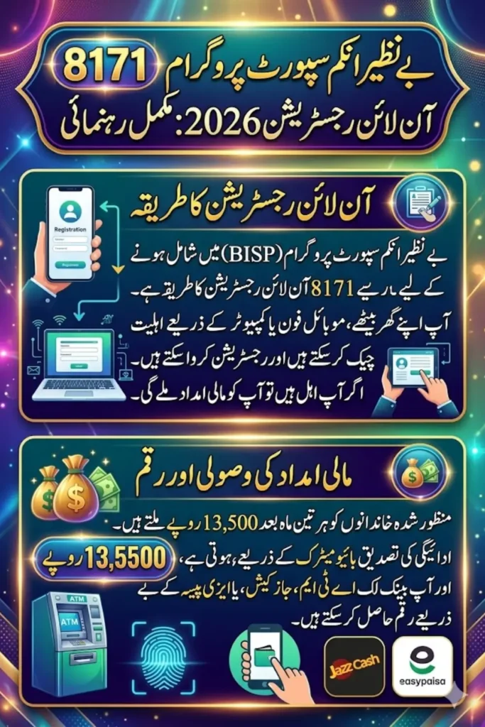 BISP 8171 Online Registration 2026: Complete Guide to Eligibility, Application Process, and Rs. 13,500 Payment