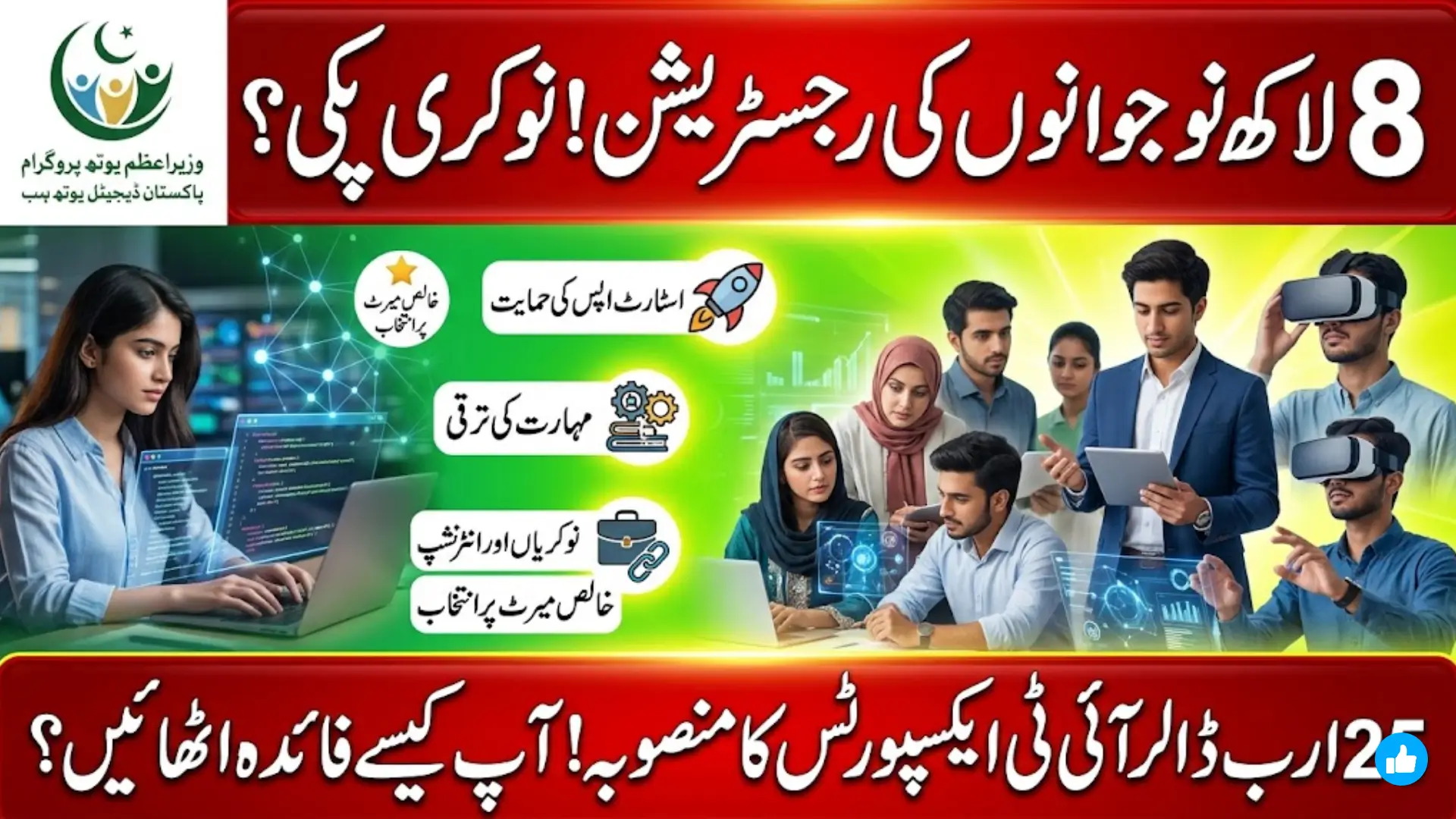 Pakistan Digital Youth Hub 2026: PM Youth Program to Boost IT Exports and Create Jobs