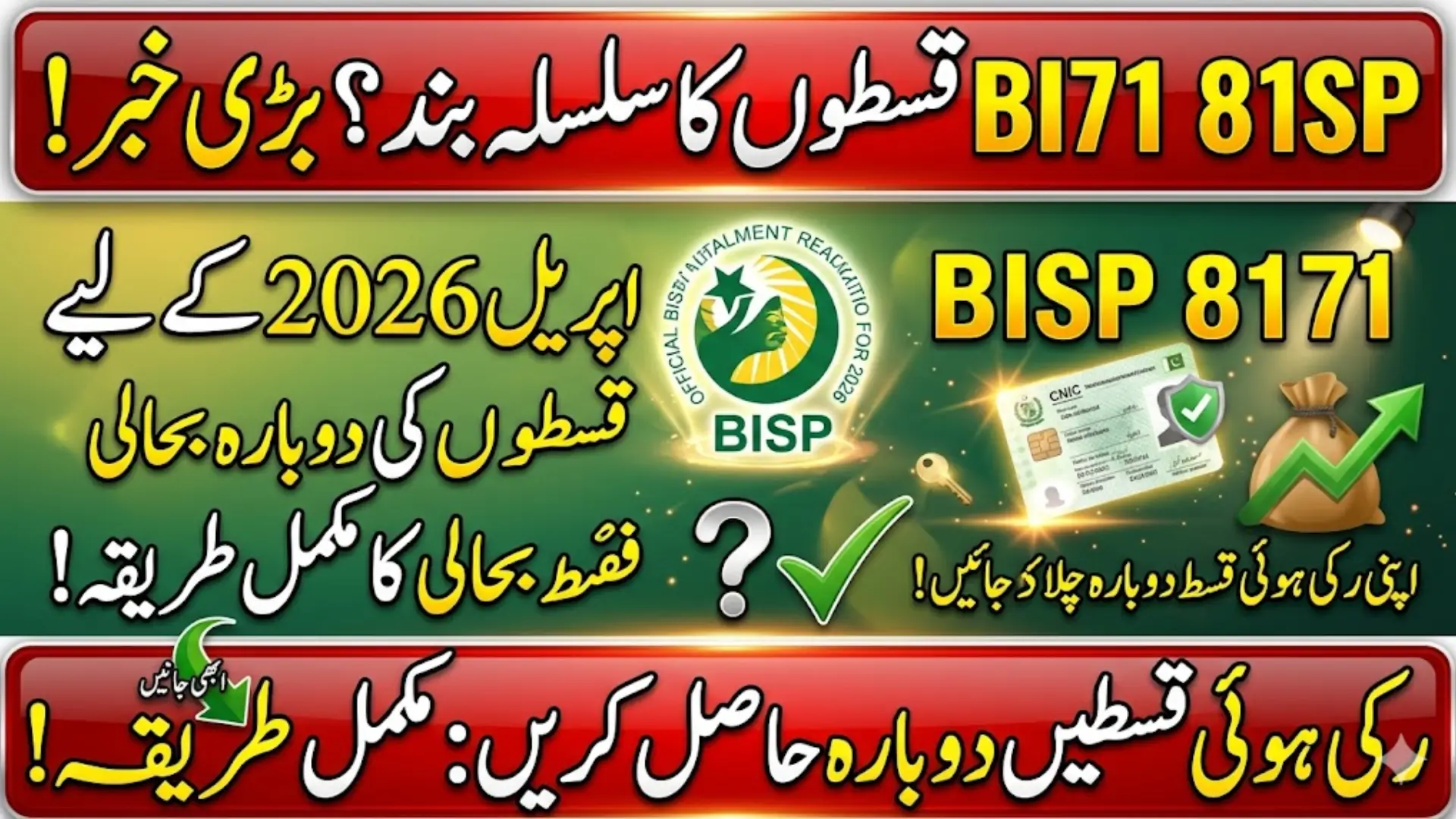 BISP 8171 Installment Reactivation April 2026: Complete Guide for Beneficiaries in Pakistan