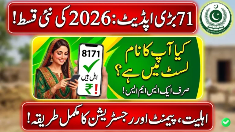 Pakistan Lifeline Status Check CNIC 8171 2026 Complete Guide to Verify Eligibility, Payments, and Registration